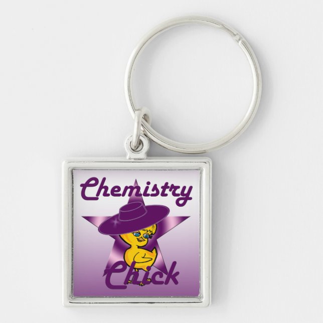 Chaveiro Pintinho de Química nº 9 (Frente)