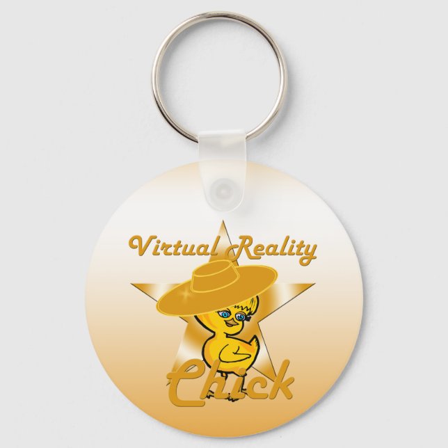 Chaveiro Pintinho de Realidade Virtual nº 10 (Frente)