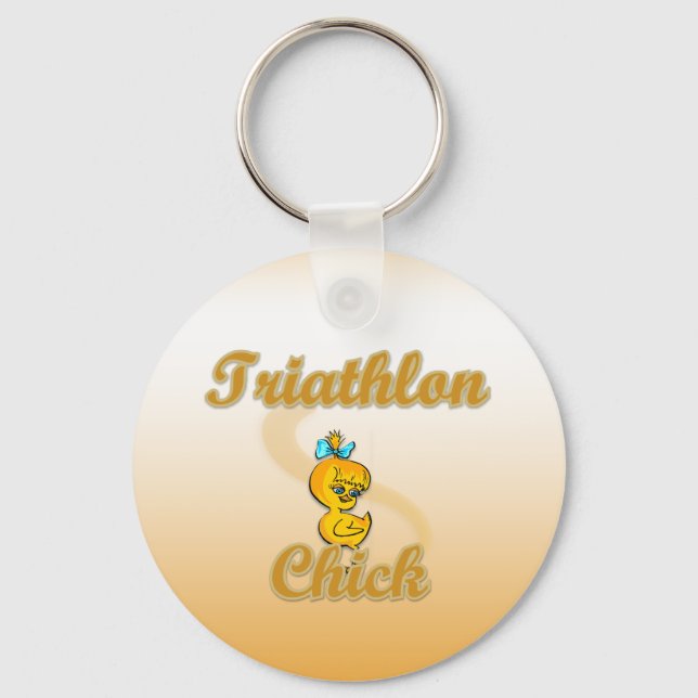 Chaveiro Pintinho de Triathlon (Frente)