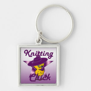 Chaveiro Pintinho de tricô nº 9