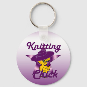 Chaveiro Pintinho de tricô nº 9