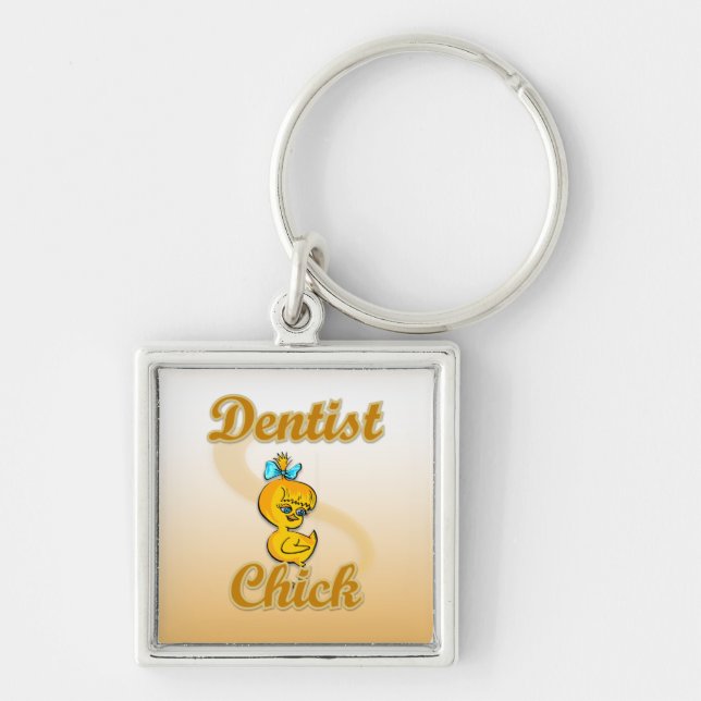 Chaveiro Pintinho Dentista (Frente)