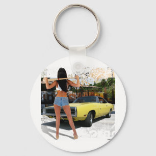 Chaveiro Pintinho do carregador de Dodge