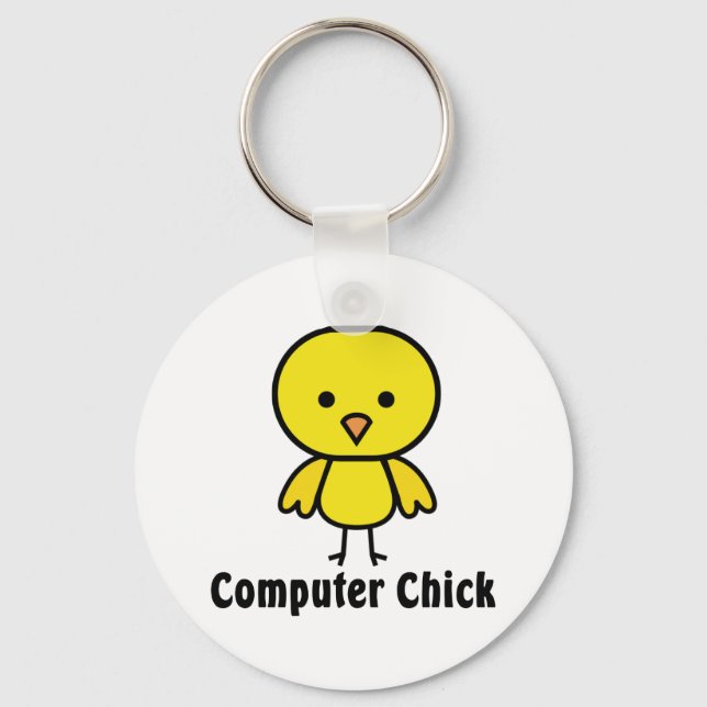 Chaveiro Pintinho do computador (Frente)