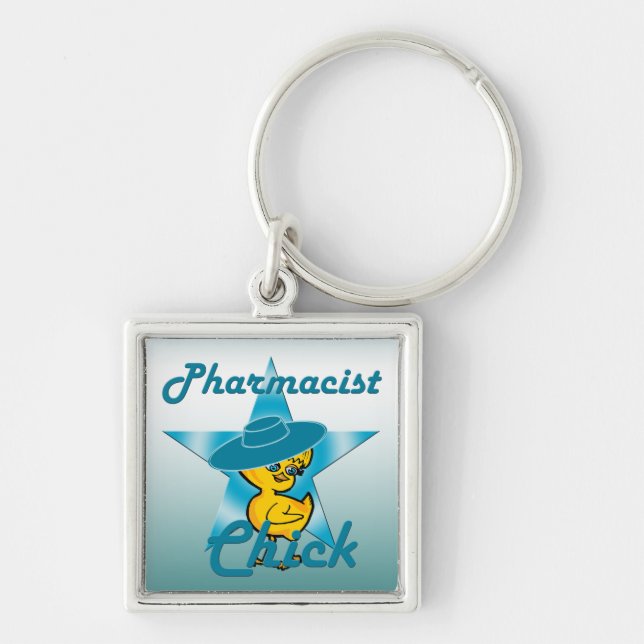 Chaveiro Pintinho farmacêutico nº 7 (Frente)