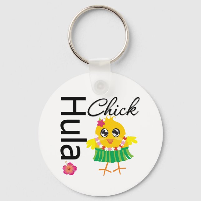 Chaveiro Pintinho Hula Hawaii (Frente)