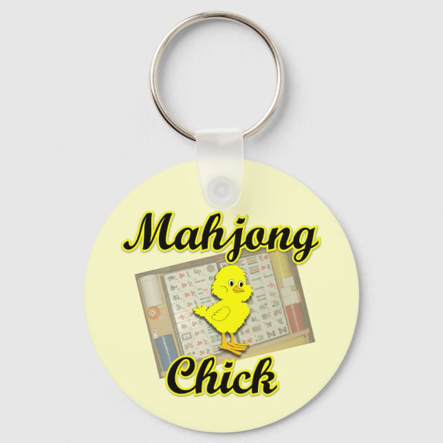 Chaveiro Pintinho Mahjong nº 2 (Frente)