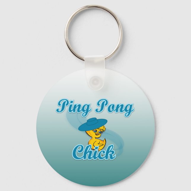 Chaveiro Pintinho Ping Pong Nº 3 (Frente)