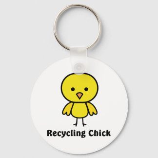 Chaveiro Pintinho reciclagem