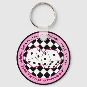 Chaveiro Pintinhos Bunco Rolam Com Ele - Rosa