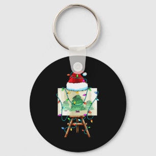 Chaveiro Pintor de Natal Design _ Santa Xmas Pintor Artista