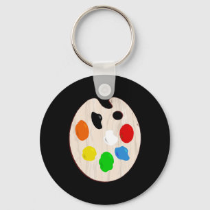 Chaveiro Pintora Artista Paint Paleta de Halloween