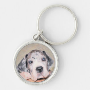 Chaveiro Pintura: Cachorro Dane