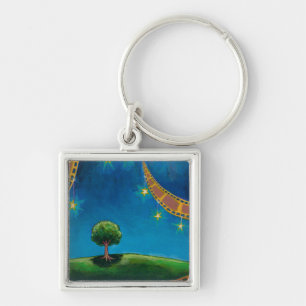 Chaveiro Pintura de paisagem do divertimento da arte da