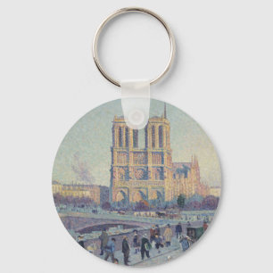 Chaveiro Pintura de Paris France da catedral de Notre Dame