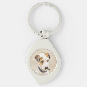 Chaveiro Pintura de Parson Jack Russell Terrier - Arte Cani