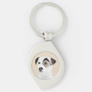 Chaveiro Pintura de Parson Jack Russell Terrier - Arte Cani