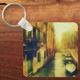 Chaveiro Pintura do Canal de Veneza