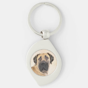 Chaveiro Pintura em Boerboel - Arte Cachorra Original