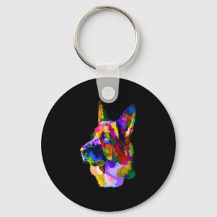 Chaveiro Pintura German shepherd Pintura Pet Dog Mãe