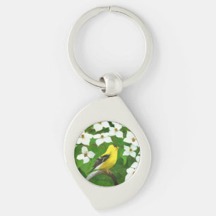 Chaveiro Pintura Goldfinch - Arte Cachorra Original