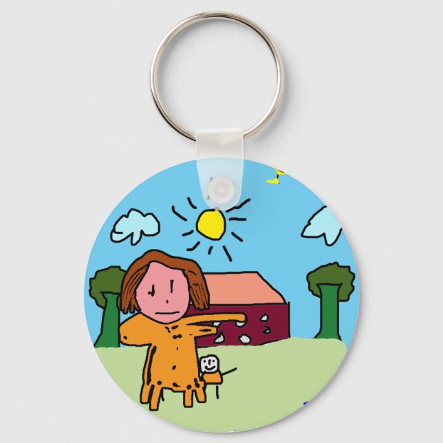 Chaveiro Pintura infantil (Frente)
