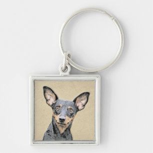 Chaveiro Pintura Miniatura Pinscher Pintura Cachorra Origin