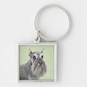 Chaveiro Pintura Schnauzer (Giant, Standard) - Arte Canina