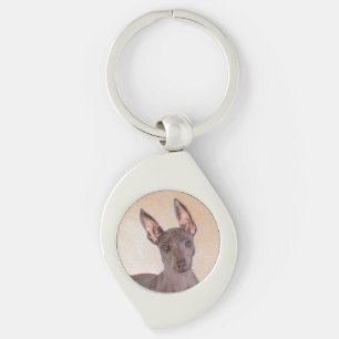 Chaveiro Pintura Xoloitzcuintli - Arte Cão Original Cute
