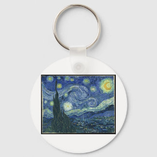 Chaveiro Pinturas de Van Gogh: Starry Night Van Gogh