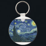 Chaveiro Pinturas de Van Gogh: Starry Night Van Gogh<br><div class="desc">Aproveite a beleza das pinturas de Vincent Van Gogh a qualquer momento. Uma das pinturas mais famosas,  Starry Night Van Gogh é uma obra-prima clássica. Agora você pode apreciar Vincent Van Gogh Starry Night a qualquer momento.</div>