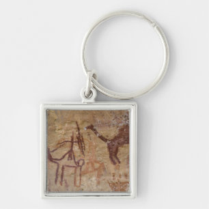 Chaveiro Pinturas rupestres pré-históricas com camelos e