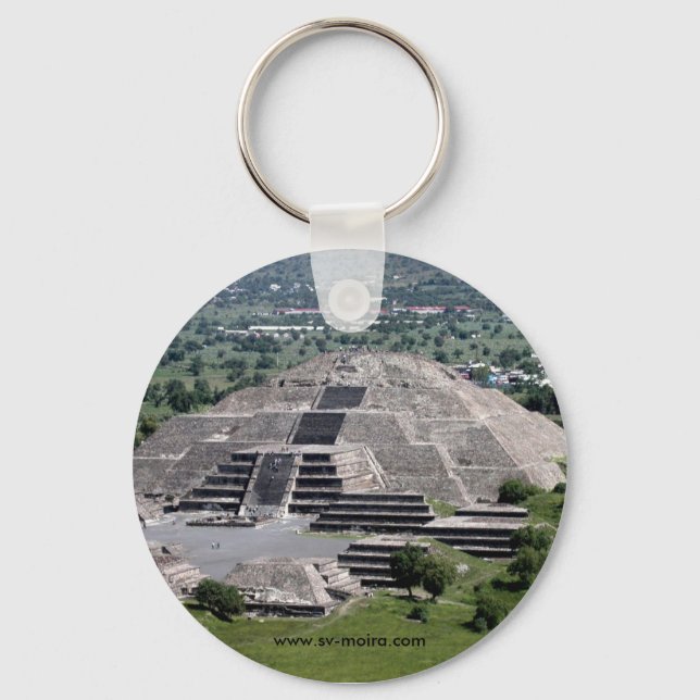 Chaveiro Pirâmide da Lua, Teotihuacan, México (Frente)