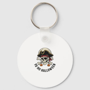 Chaveiro Pirata Caveira Halloween Gravura Vintage Camisa Br