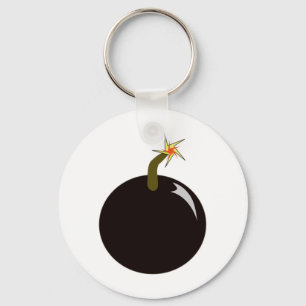 Chaveiro Pirata da bola de canhão da bomba do tiro redondo