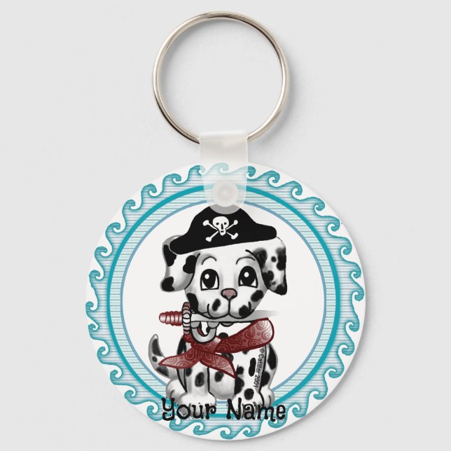 Chaveiro Pirata de Cachorrinho  (Frente)