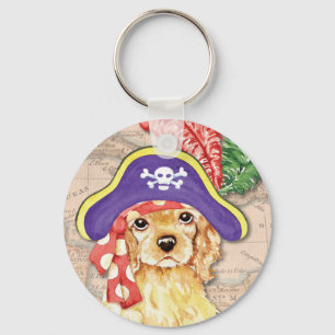 Chaveiro Pirata do Cocker Spaniel