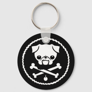 Chaveiro Pirata do Pug
