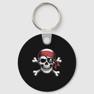 Chaveiro Pirata Preguiçosa Bandana Halloween Figurume Men B