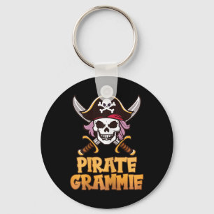Chaveiro Pirate Grammie Engraçado Capitão Avó Halloween Cos