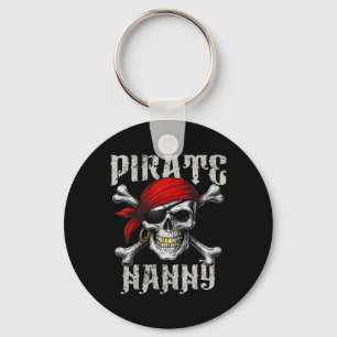 Chaveiro Pirate Nanny Jolly Roger Flag E Skull Crossbones