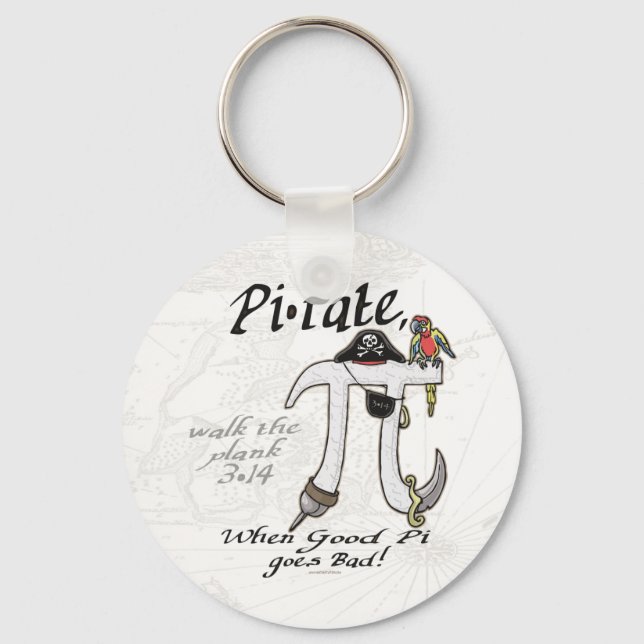 Chaveiro Pirate Pi Day Gear (Frente)
