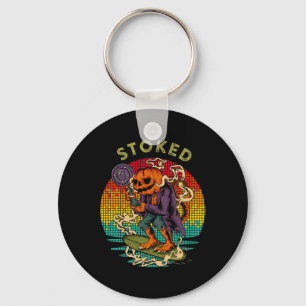 Chaveiro Pirulito de Animal Cabeça de Abóbora de Surf Diver