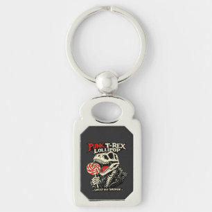 Chaveiro Pirulito de T-Rex Punk - Doce, mas Selvagem