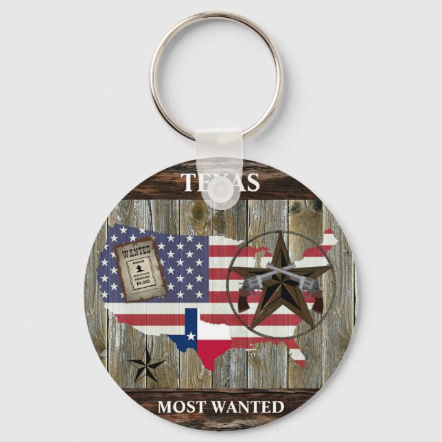 Chaveiro Pistolas de Duelo para Estadias do Texas Lone Star (Frente)