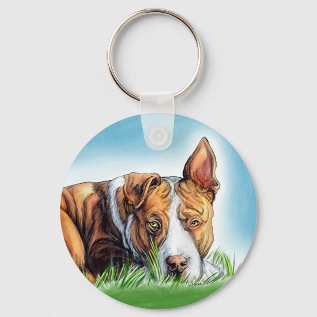 Chaveiro Pit Bull Te Enrola (Frente)