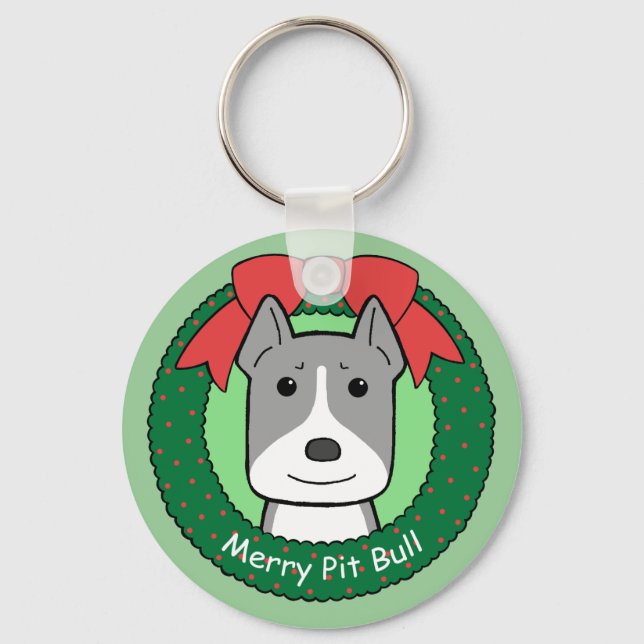 Chaveiro Pitbull Natal (Frente)