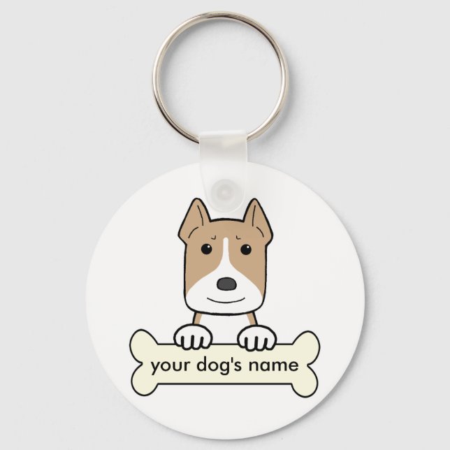 Chaveiro Pitbull Personalizado (Frente)