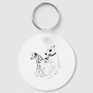 Chaveiro Pitbull Terrier Cão Animal Tatuagem Dalmaciana