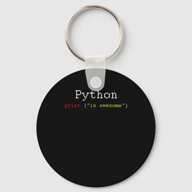 Chaveiro Pithon HTML Language Coder Coding Programmer Gift (Frente)